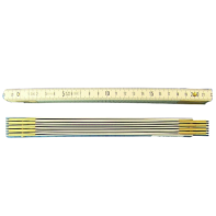 Double-mètre pliable aluminium