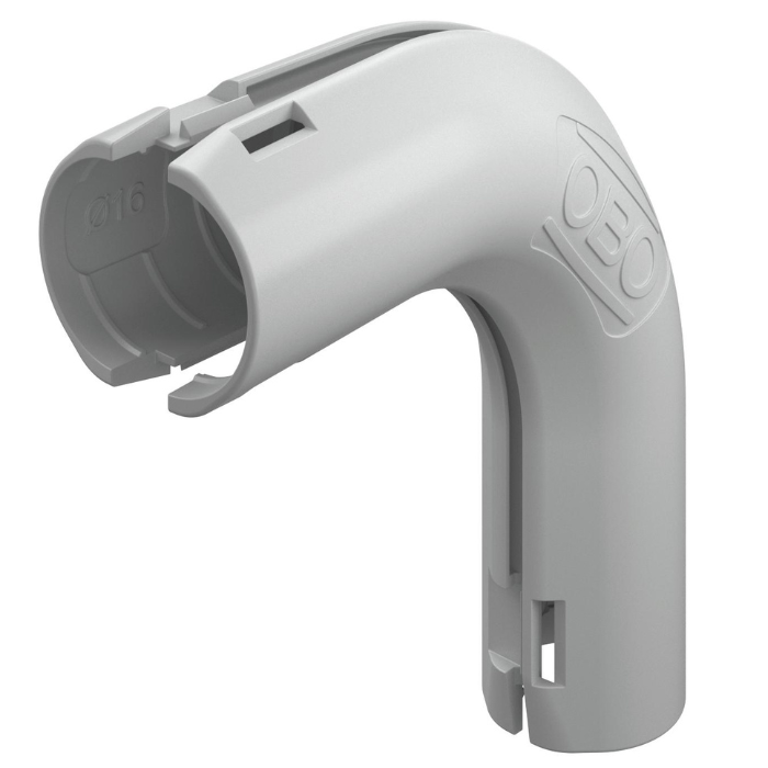 Equerre 90° pour tube IRL fendu