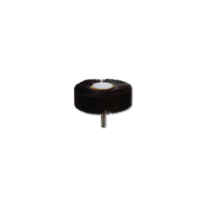 Roue à Lamelles Sphérique Papier De Verre D20/30/40/50 - Grain 60/80/120/180 - Tige 6mm Pour Outil Rotatif