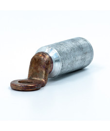 Cosse bi-métal aluminium/cuivre fût long