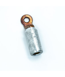 Cosse bi-métal aluminium/cuivre fût long