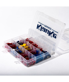 Coffret plastique d’assortiment de cosses et fiches préisolées à sertir (230)