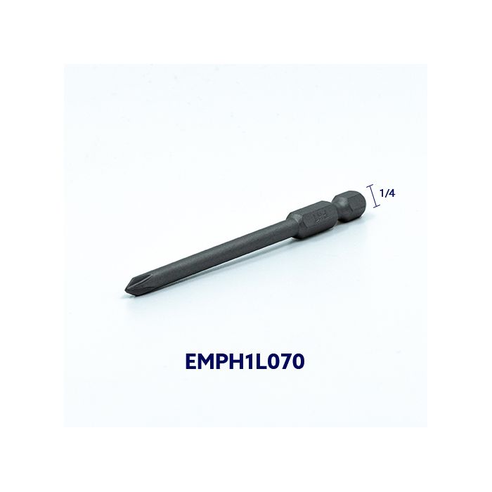 Embout 1/4’’ longueur standard 70 mm