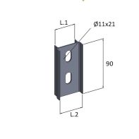 Adaptateur console universelle sur rail 41