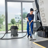 Utilisation de l'aspirateur eau et poussière