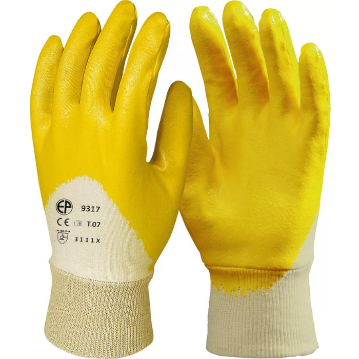 Gant nitrile jaune