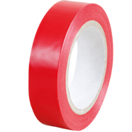 Adhésif électricien standard rouge 15mm x 10m