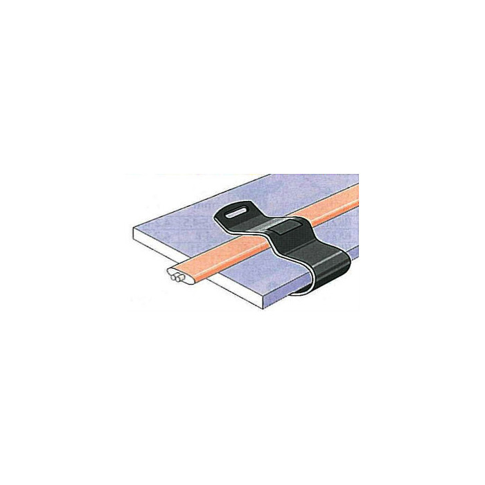 Lot De 2 Attaches Câble Réutilisables En Métal - 70 Cm | Idéal Rangement, Camping, Bricolage